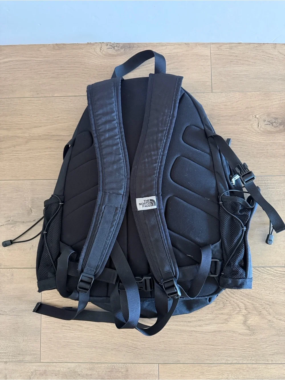 The North Face Slingshot Backpack Blue Black Outdoor Hiking Camping Gorpcore